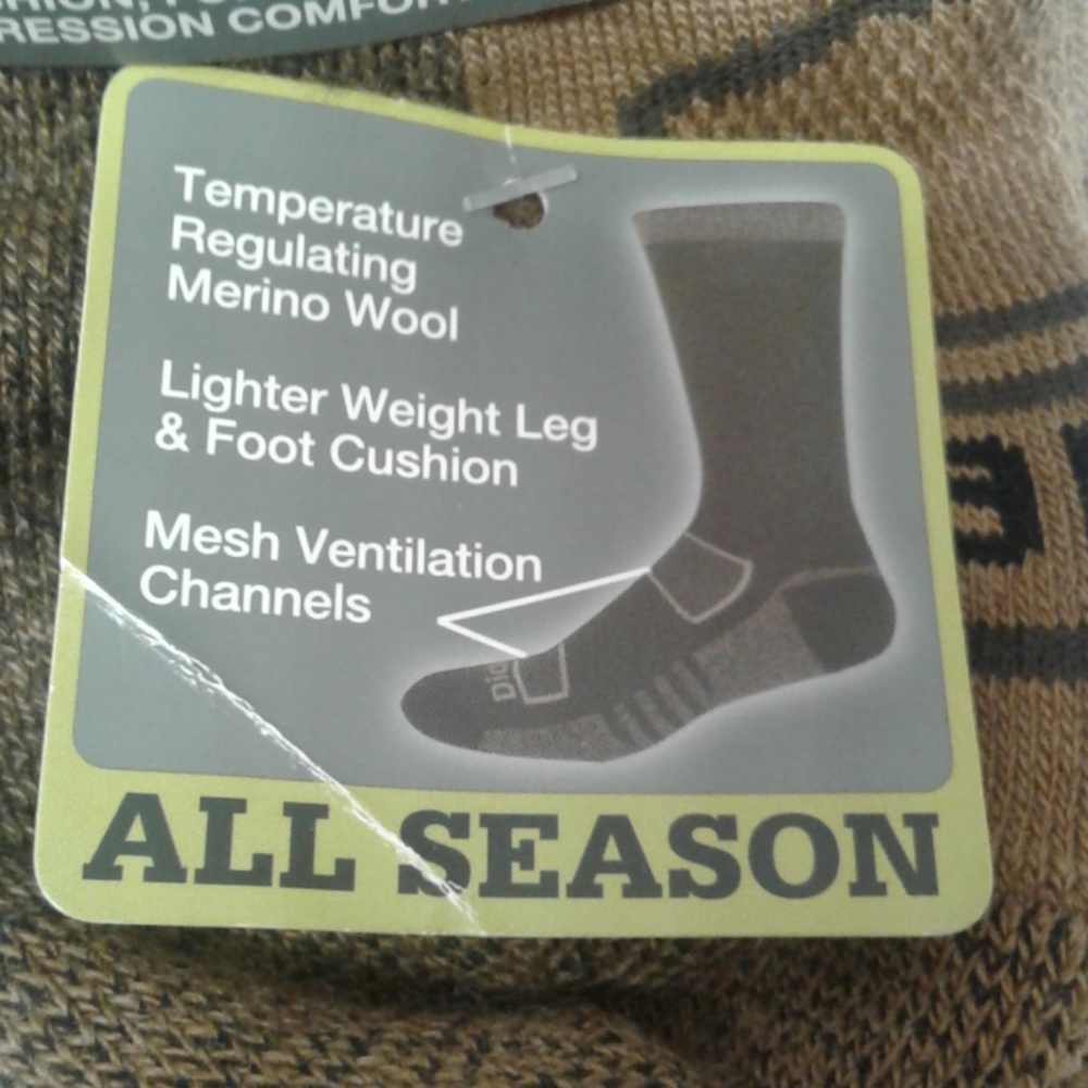 Dickies merino wool light weight crew socks 6-12 - Picture 3 of 6